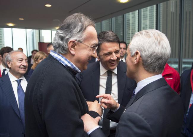 renzi marchionne emanuel