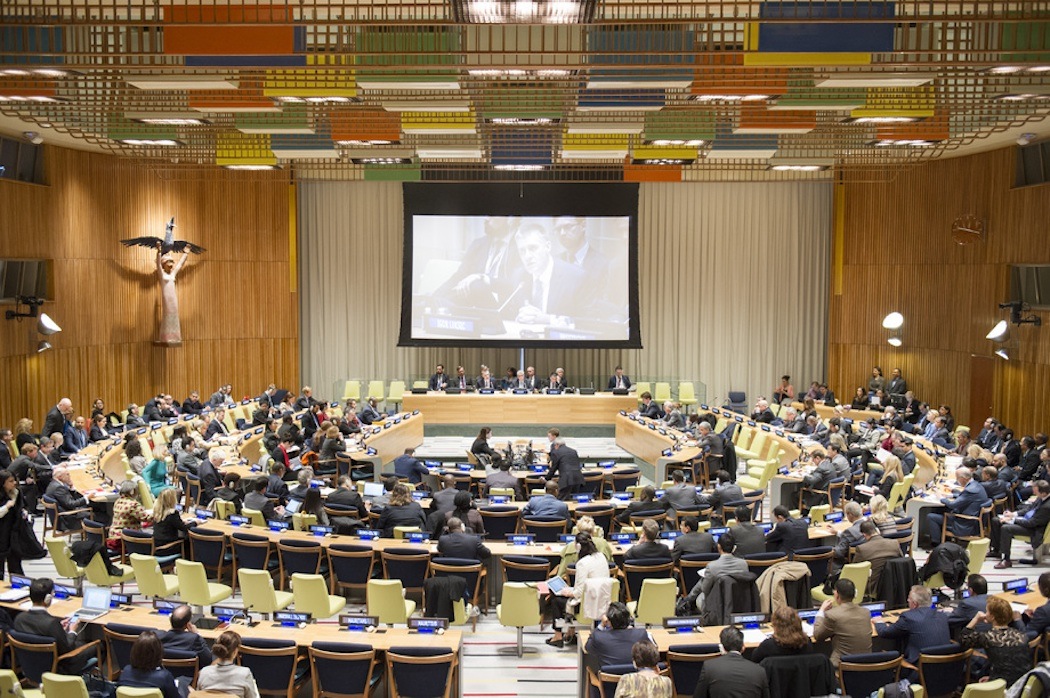 Sfilata di donne per l’elezione a Segretario Generale ONU