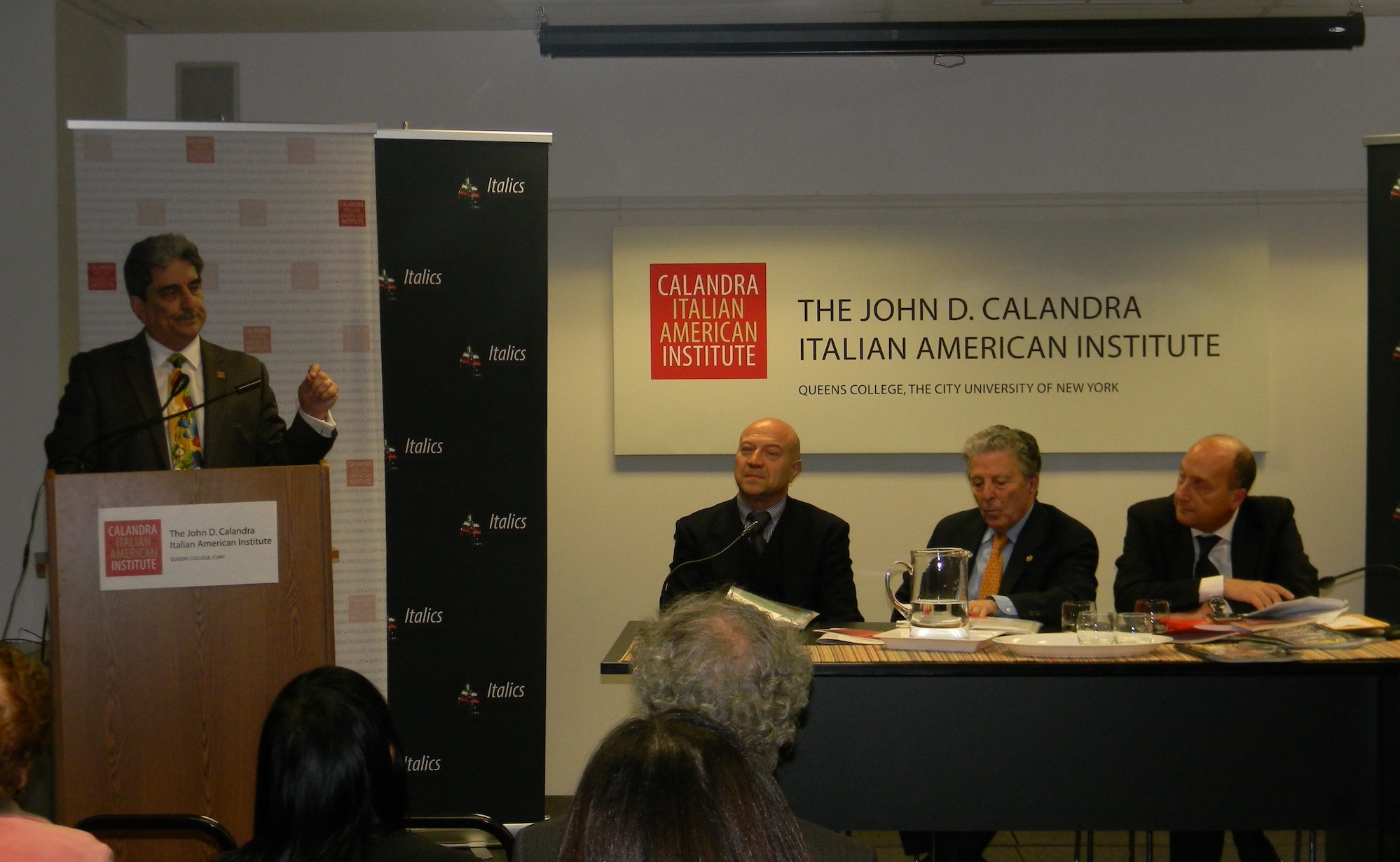 L'intervento di Anthony Tamburri al Calandra Institute