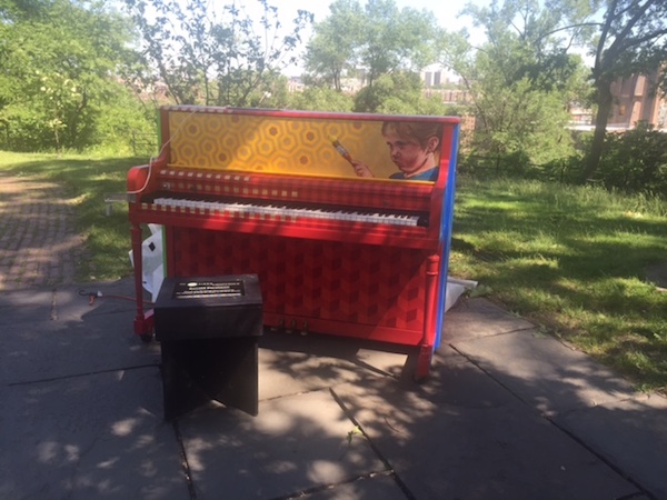 Harlem Il pianoforte di Sing for Hope