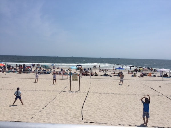i campi di beach volley di Long Beach