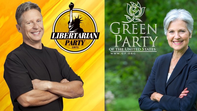 Gary johnson e Jill Stein