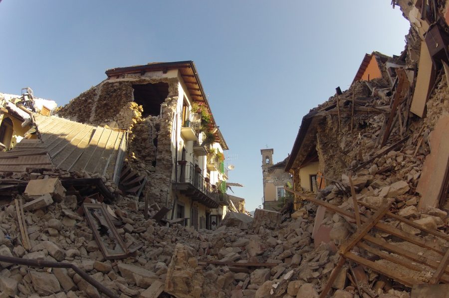 Le terre colpite dal terremoto. Photo: Laura Sudiro
