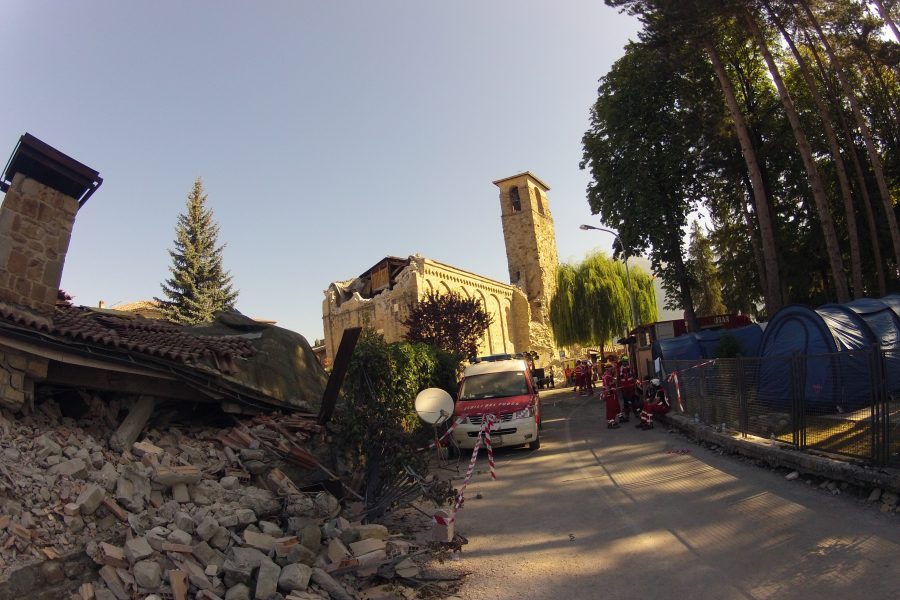 Le terre colpite dal terremoto. Photo: Laura Sudiro