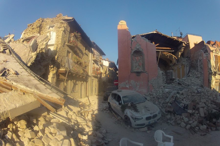 Le terre colpite dal terremoto. Photo: Laura Sudiro