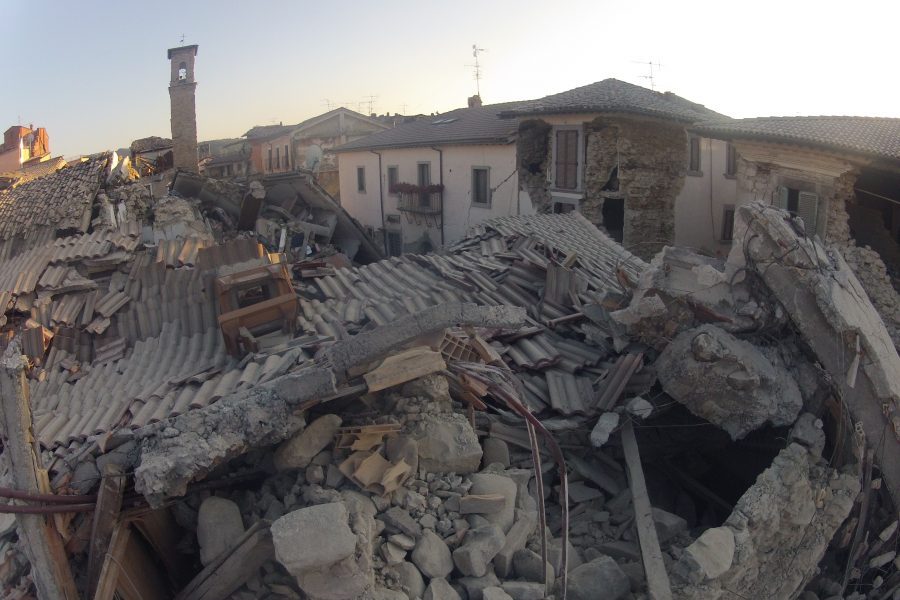Le terre colpite dal terremoto. Photo: Laura Sudiro