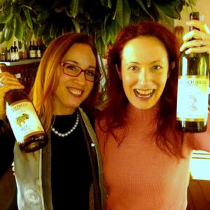 Violet Grgich with the author, Cathrine Todd