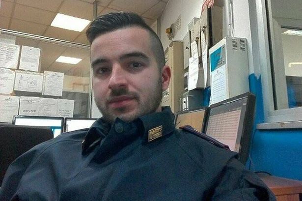 Luca Scatà poliziotto