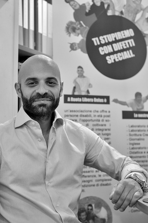 Luca Trapanese - Presidente di A Ruota Libera Onlus © Stefania Zamparelli per “A Ruota Libera Onlus”