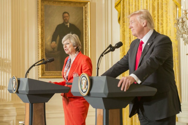 Donald Trump Theresa May