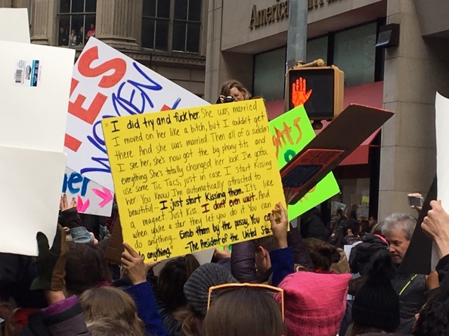 women march