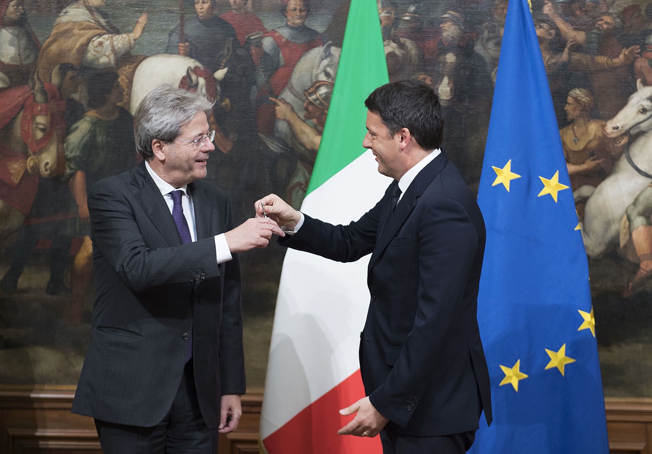 Paolo Gentiloni e Matteo Renzi