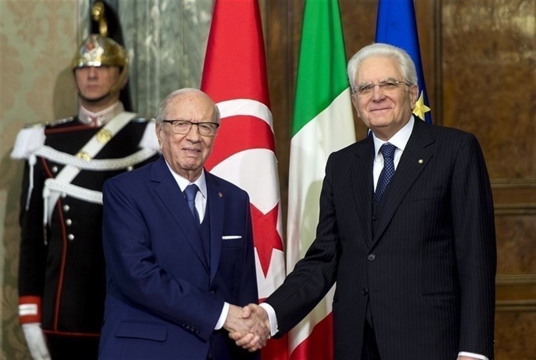 sergio mattarella Béji Caïd Essebsi Italia Tunisia