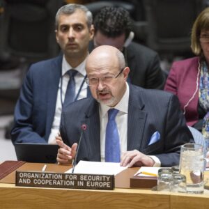 Security Council meeting on maintenance of international peace and security Lamberto Zannier Osce