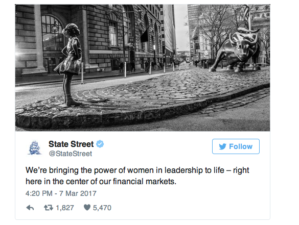 fearless girl State Street Global Advisors