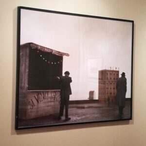 Una delle fotografie di Paolo Ventura esposte all'interno della msotra The Great Beauty