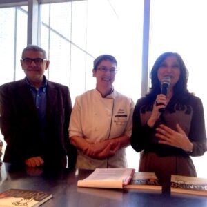 Gigi Padovani, Katia Delogu e Francine Segan tiramisù day