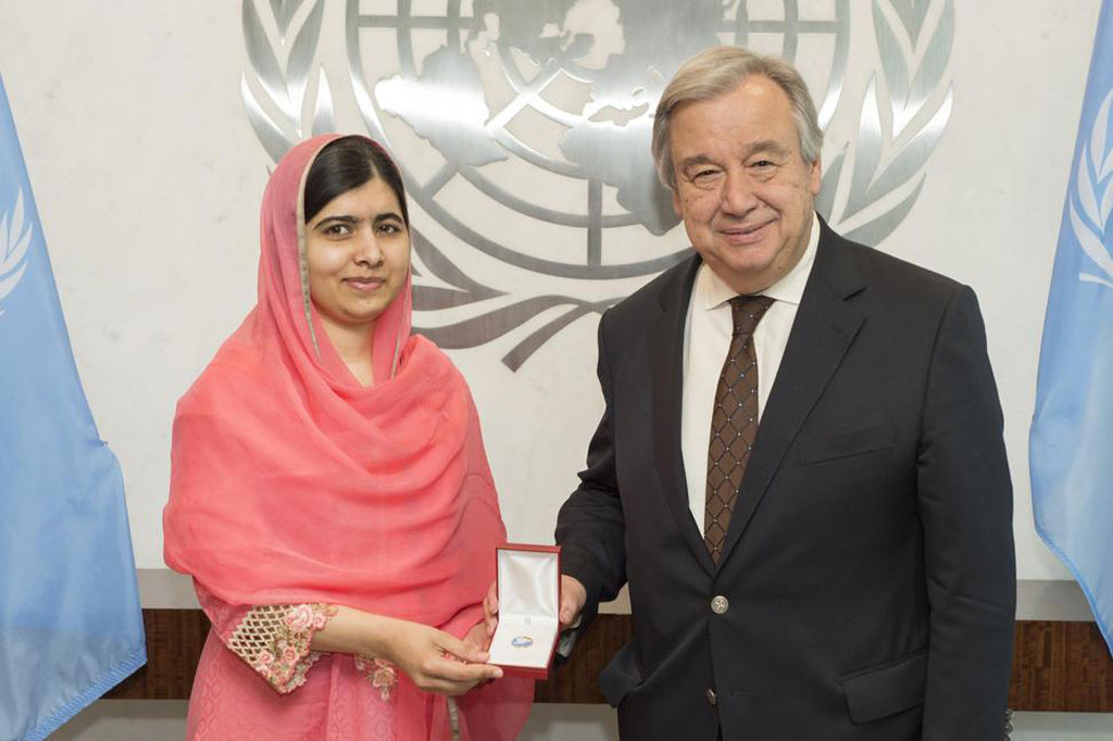 Malala Yousafzai Messaggera di Pace delle Nazioni Unite