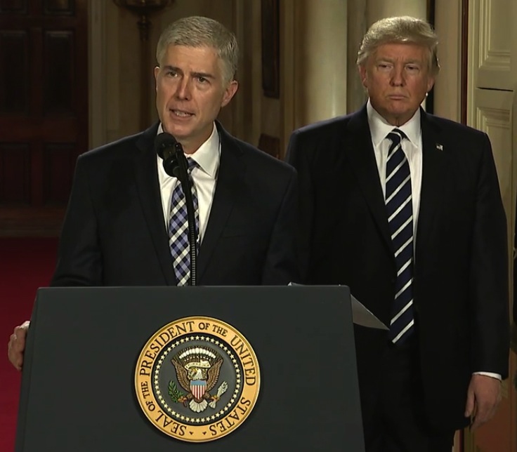 Neil Gorsuch Corte Suprema