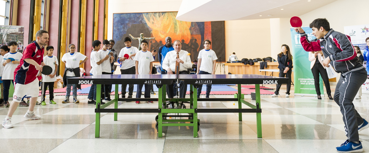 sport day ping pong onu