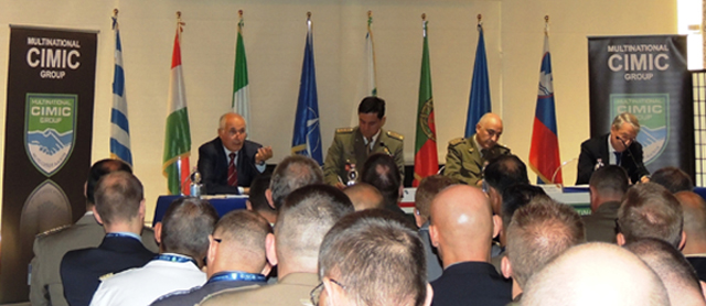 il Generale Camporini durante il suo intervento