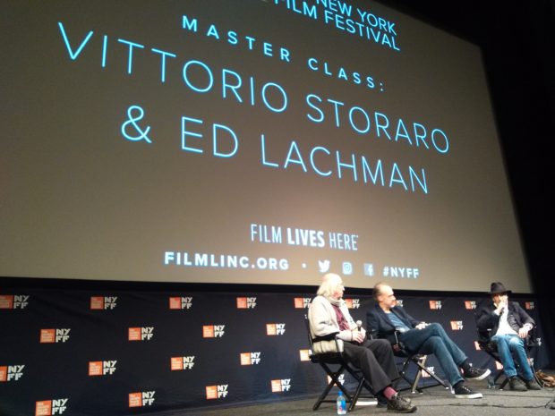 NYFF Storaro Lachman