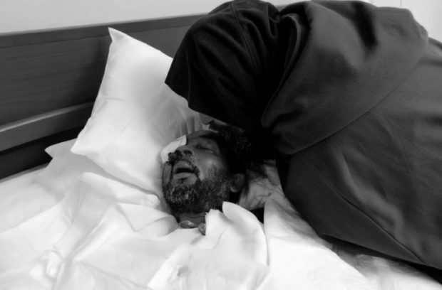 The compassion of Biagio in the terminal illness (Ph. Giacomo Palermo)
