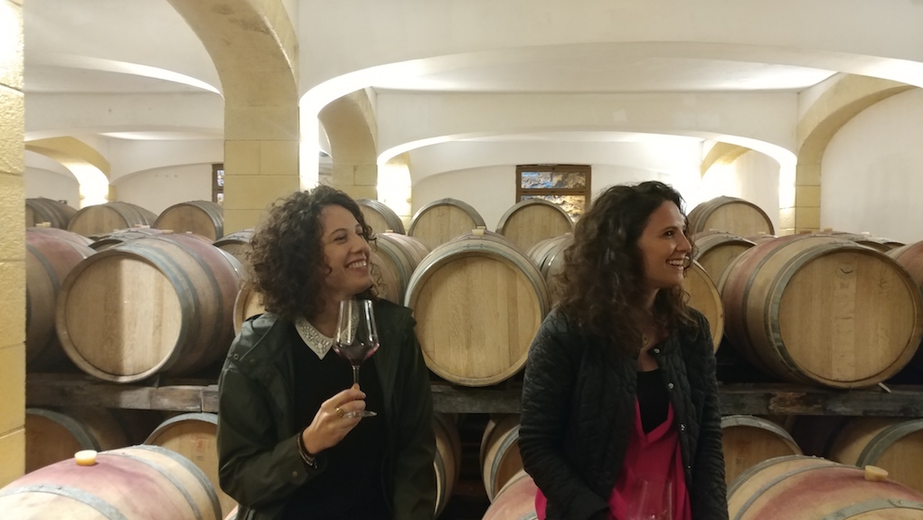 Rosanna and Giovanna Caruso in Cellar