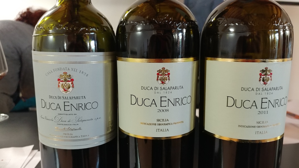 Vertical of Duca di Salaparuta “Duca Enrico” Nero d’Avola