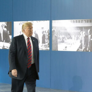 NATO Summit 2018. l'arrivo di Trump (fonte nato.int)