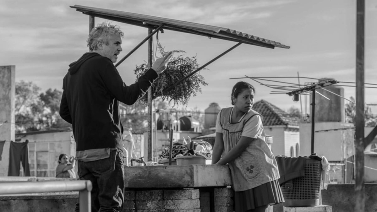 Alfonso Cuarón sul set di "Roma" Alfonso Cuarón sul set di "Roma"