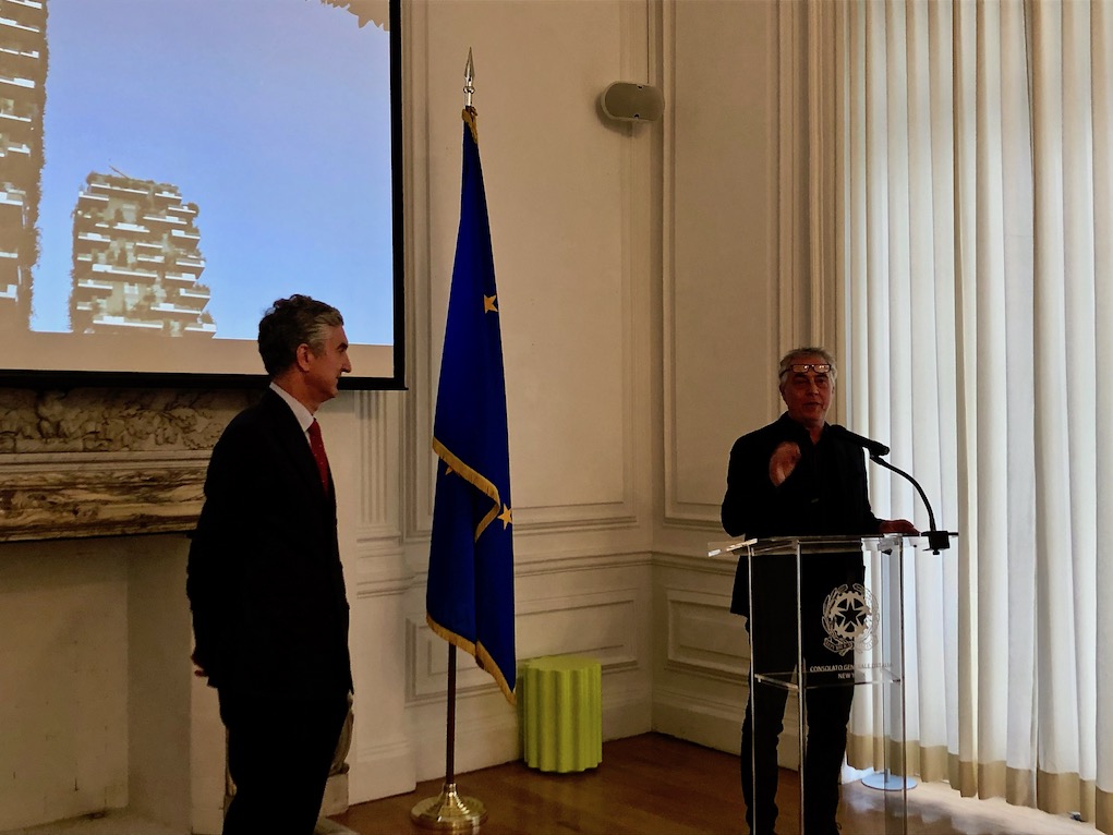Il Console Francesco Genuardi e Stefano Boeri.