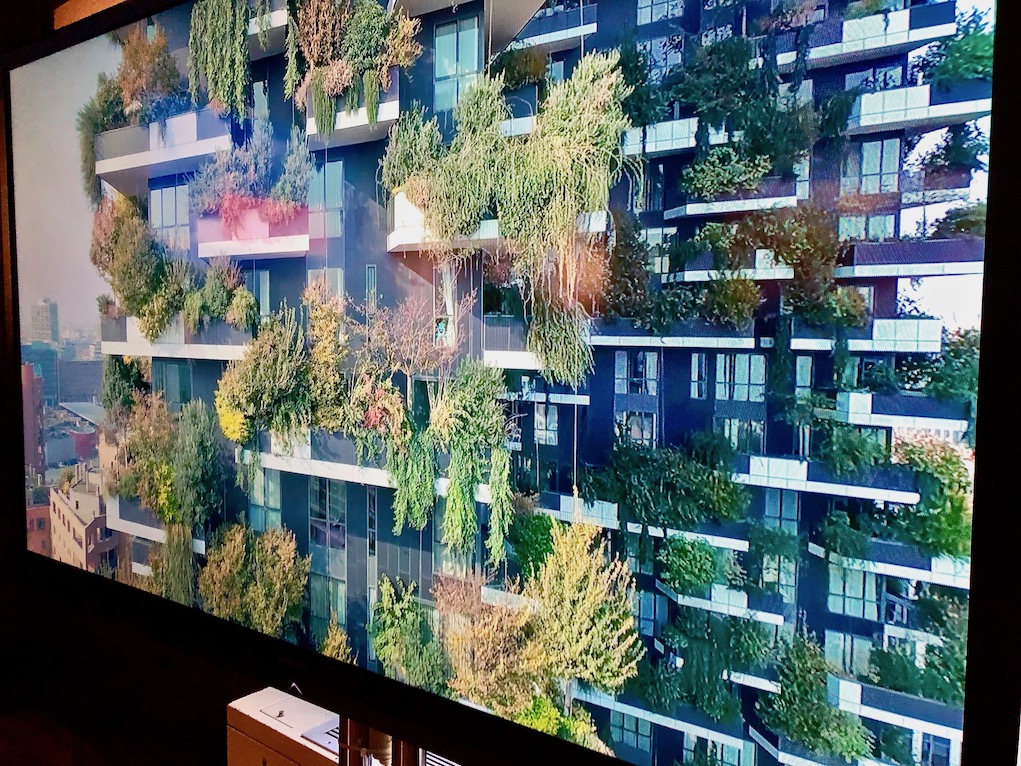 Particolare di Bosco Verticale.