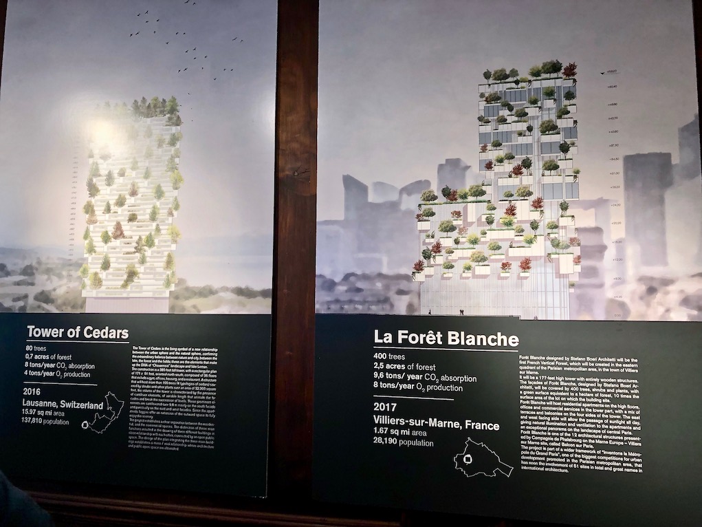 Alcune grafiche della mostra.