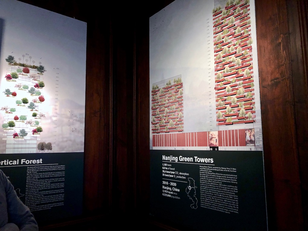 Alcune grafiche della mostra.
