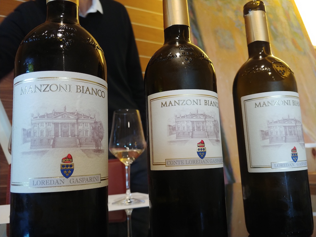 Loredan Gasparini Manzoni Bianco Bottles 2017, 2016, 2015