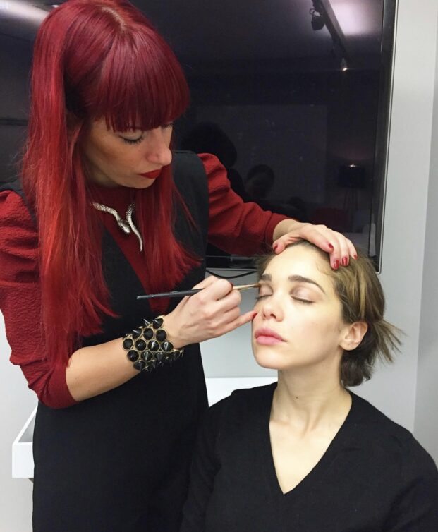 Angie Valentino al lavoro
