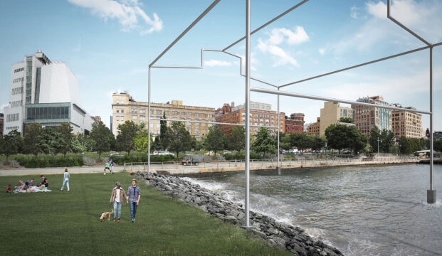 Rendering of Day's End by David Hammons, opening Fall 2020. Courtesy Guy Nordenson and Associates