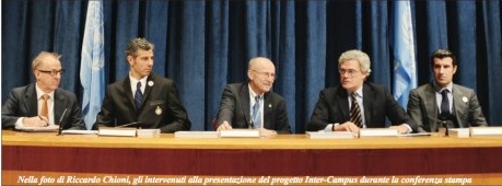 CALCIO E SOLIDARIETÁ/ Inter campione di sviluppo e pace In foto la conferenza stampa di Inter Campus presso l'Auditorium dell'ONU