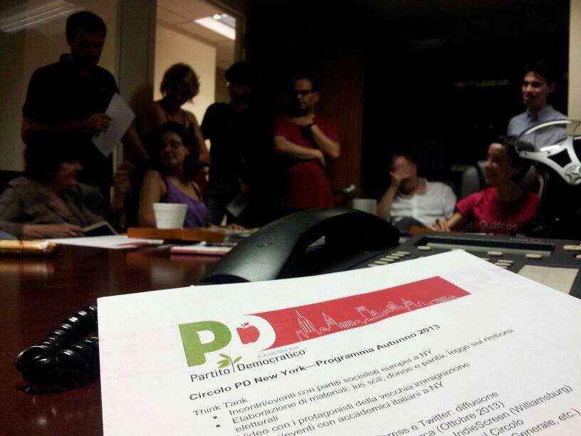 Riunione Circolo PD New York