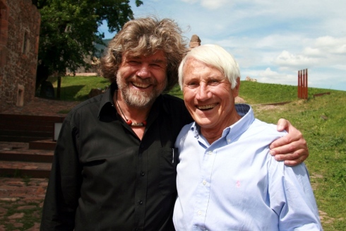 Messner e Bonatti, due vite figlie del loro tempo Reinhold Messner e Walter Bonatti