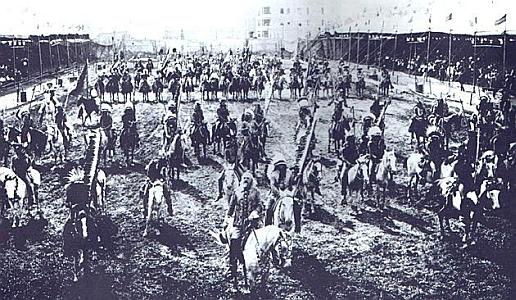 Buffalo Bill contro i butteri Febbario-Marzo 1890: Buffalo Bill col suo circo a Roma