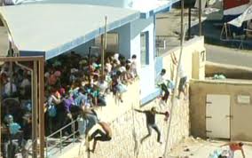 Lampedusa scontri