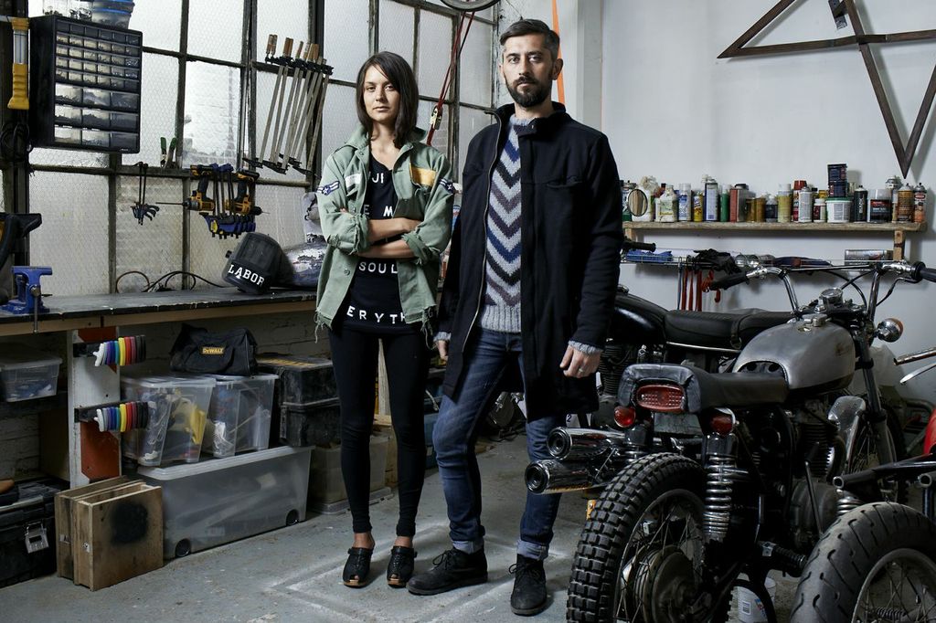 Gli artisti Simona Regolo e Giuseppe Furcolo (Photo by PAMU, courtesy of Den of Thieves).
