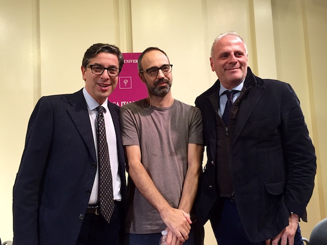 Antonio Monda, Niccol├▓ Ammaniti e Stefano Albertini