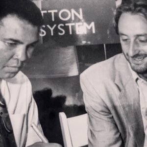 lopes e Mohammed Ali Massimo Lopes Pegna con Mohammed Ali