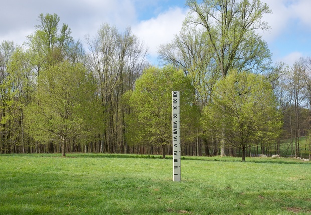 Josephine Halvorson, detail of Measure, acrylic on wood, 2016. Courtesy the artist and Sikkema Jenkins & Co., New York.
Photograph by Jeffry Sturges.