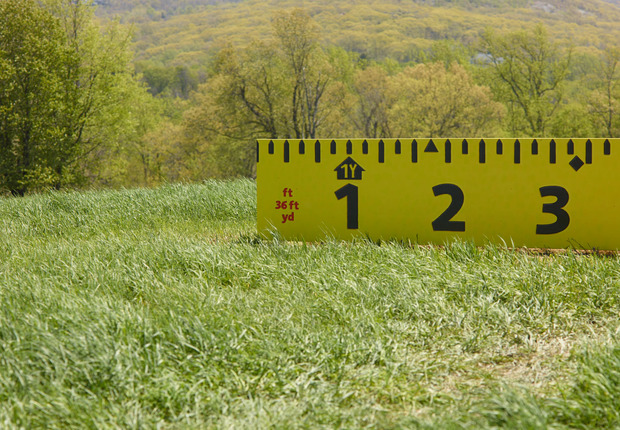 Josephine Halvorson, Measure, acrylic on wood, 2016. Courtesy the artist and Sikkema Jenkins & Co., New York.
Photograph by Jerry L. Thompson.