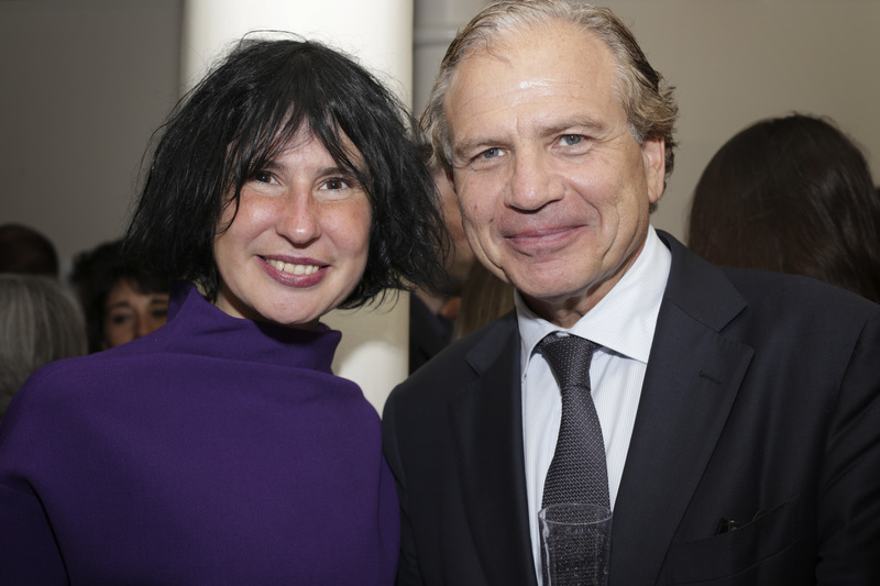 Sara Fruner, cultural liaison de La Voce e il console olandese a New York, Dolph Hogewoning. Foto: Luisa De Luca
