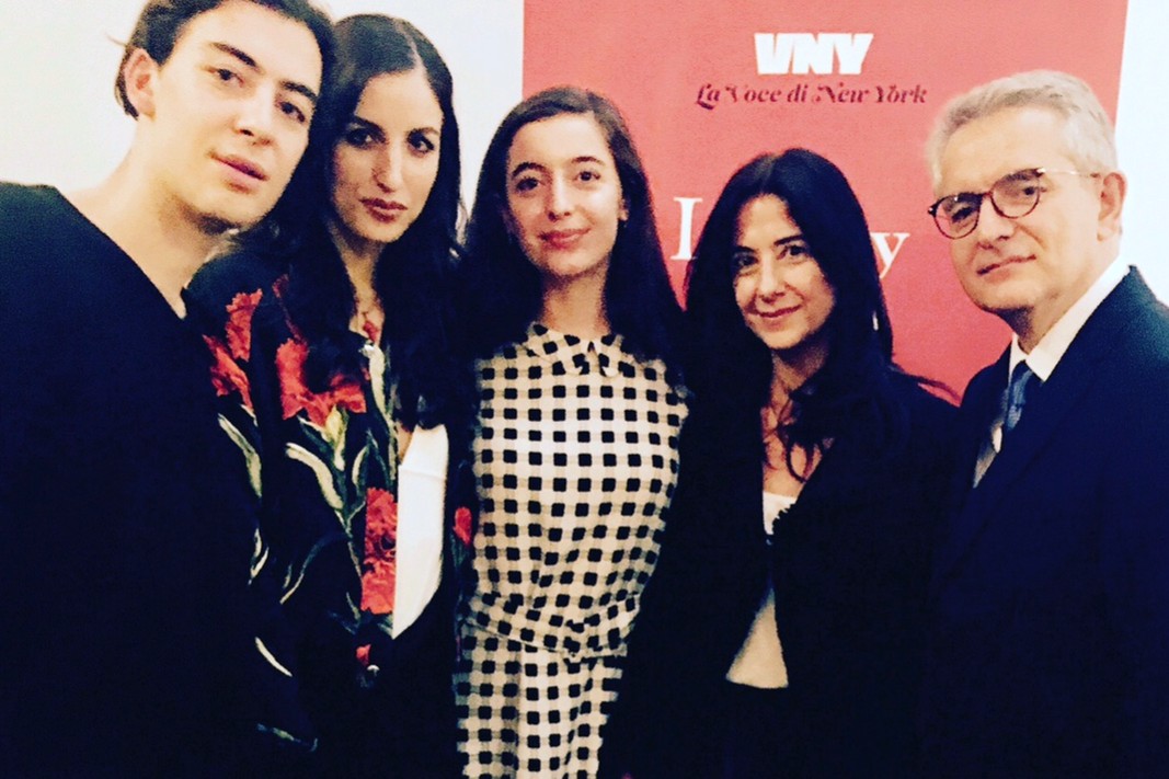 The Vaccaras: Louis, Greta, Siena Robyn and Stefano.